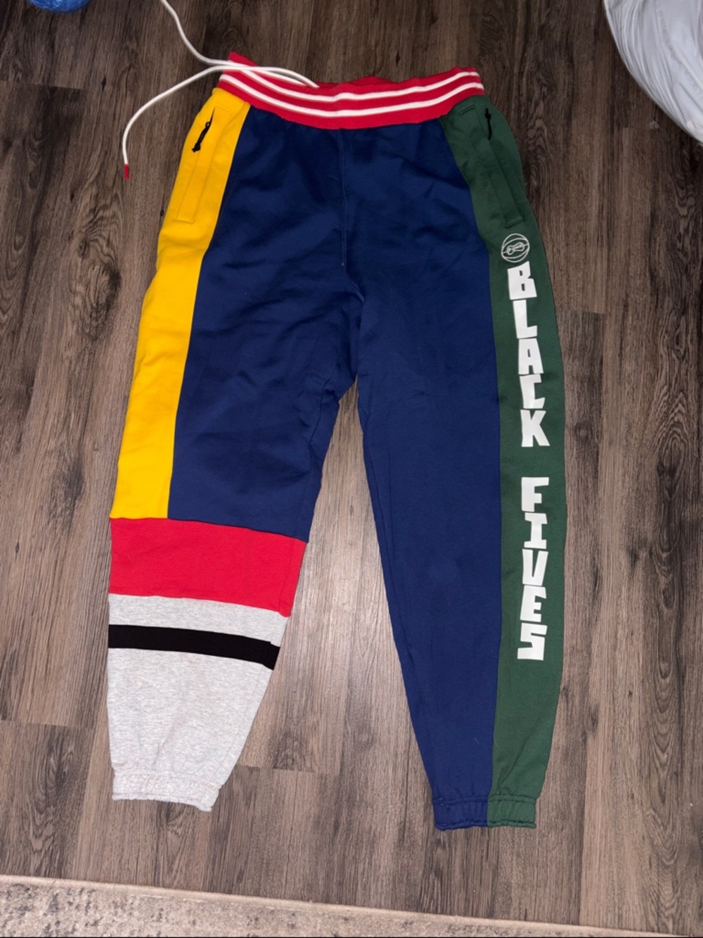 Puma Colorblock Joggers - Navy, Yellow, Red, Green, Gray